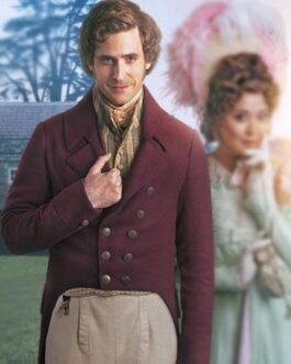 Oliver Jackson-Cohen Mr. Malcolm’s List Maroon Tailcoat