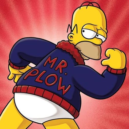 The Simpsons Homer Simpson Navy Bomber Jacket - Image 7