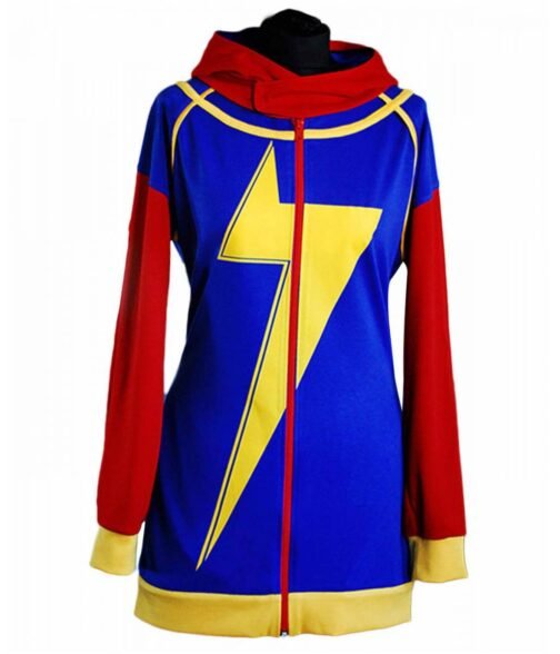 Ms Marvel Kamala Khan Zip Up Jacket