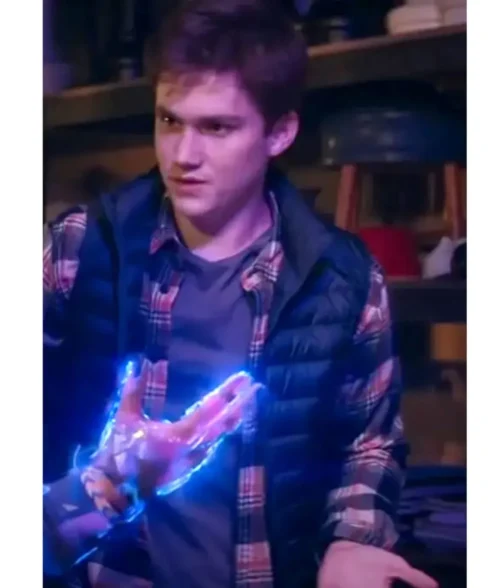 Matt Lintz Ms. Marvel Puffer Blue Vest - Image 2