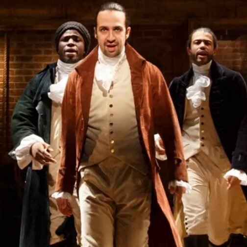 Lin-Manuel Miranda Brown Suede Coat - Image 4