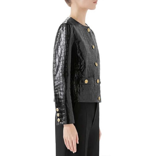 My Unorthodox Life Batsheva Haart Leather Jacket - Image 4