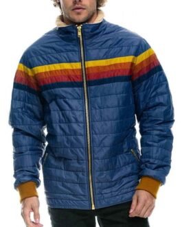 Nancy Drew Alex Saxon Blue Puffer Jacket