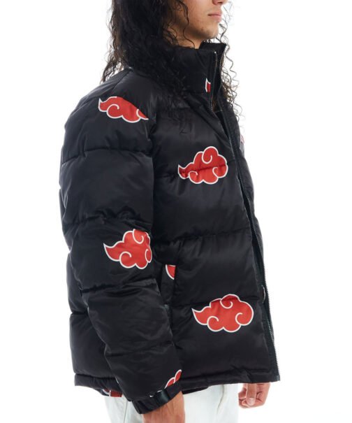 Akatsuki Black Puffer Jacket - Image 4