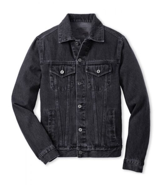 Red Moon Itachi Uchiha Naruto Denim Jacket - Image 3