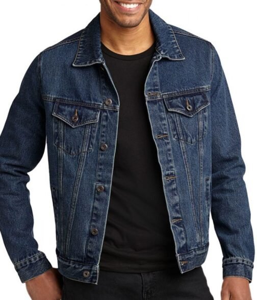 Red Moon Itachi Uchiha Naruto Denim Jacket - Image 9