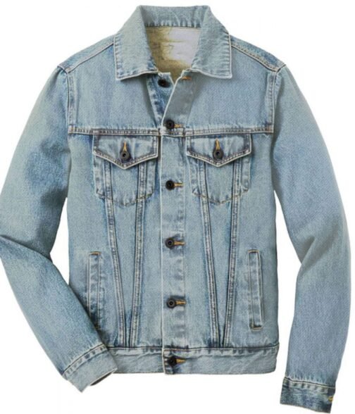 Red Moon Itachi Uchiha Naruto Denim Jacket - Image 2