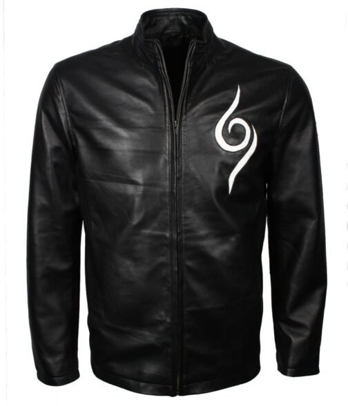 Anbu Naruto Black Leather Jacket - Image 5