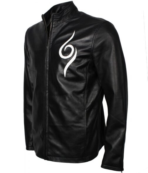 Anbu Naruto Black Leather Jacket - Image 4