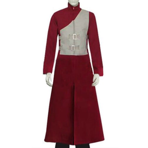 Gaara Naruto Shippuden Maroon and White Coat