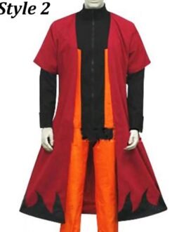 Naruto Uzumaki Naruto Shippuden Black and Red Cloak