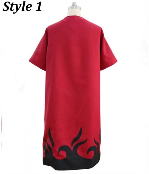 Naruto Uzumaki Naruto Shippuden Black and Red Cloak - Image 3