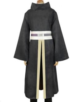 Naruto Shippuden Uchiha Obito Cotton Gray Cloak