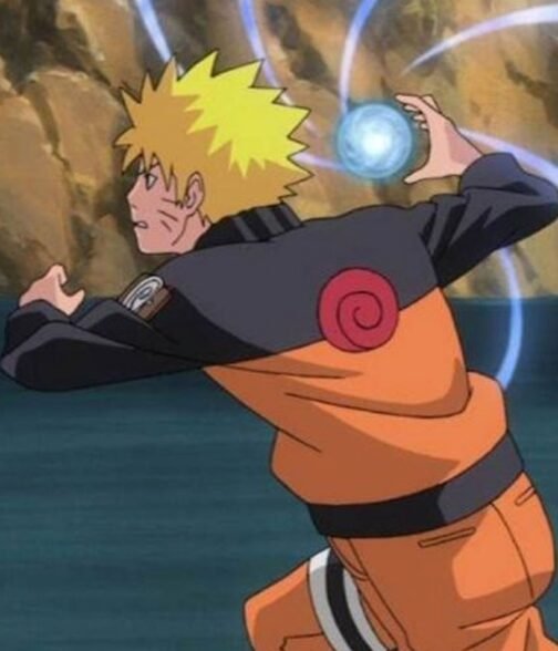 Namiwear Naruto Black and Orange Puffer Jacket - Image 6