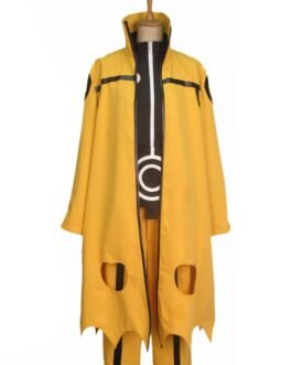 Naruto Uzumaki Naruto Shippuden Cotton Yellow Coat