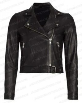 Love Hard Nina Dobrev Black Leather Jacket