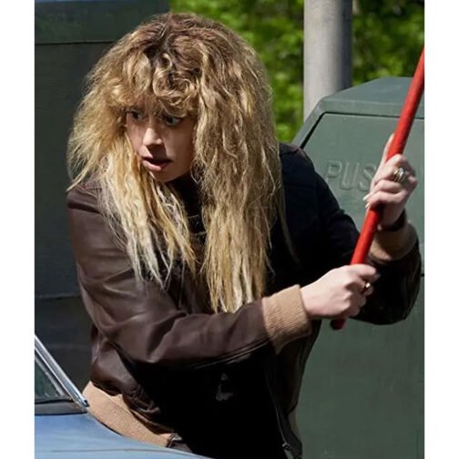 Natasha Lyonne Poker Face Multi-Pocket Leather Jacket - Image 8