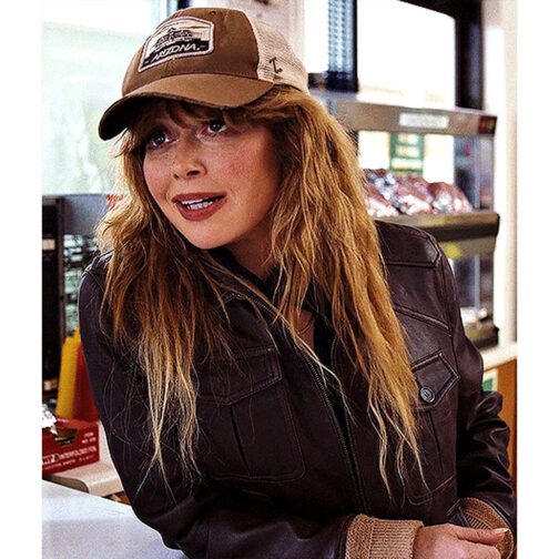 Natasha Lyonne Poker Face Multi-Pocket Leather Jacket - Image 10