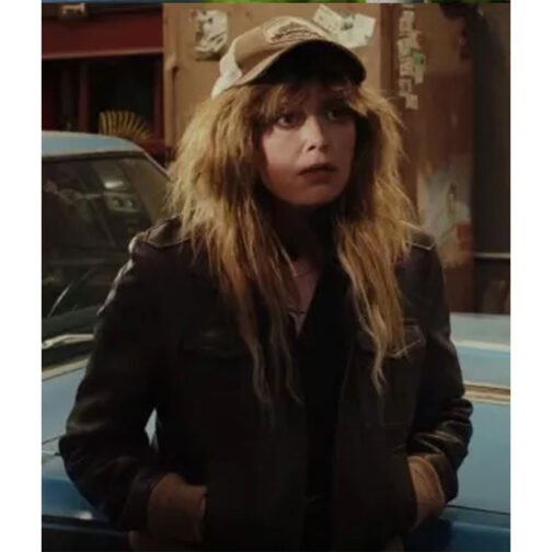 Natasha Lyonne Poker Face Multi-Pocket Leather Jacket - Image 12