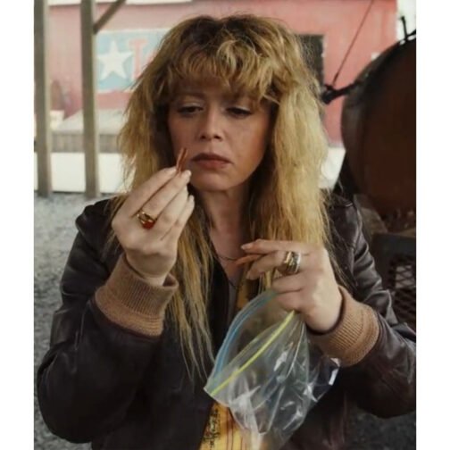 Natasha Lyonne Poker Face Multi-Pocket Leather Jacket - Image 13