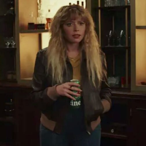 Natasha Lyonne Poker Face Multi-Pocket Leather Jacket - Image 14