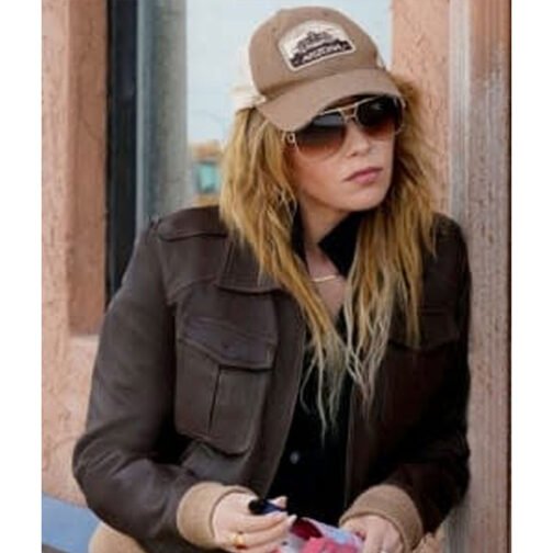 Natasha Lyonne Poker Face Multi-Pocket Leather Jacket - Image 16