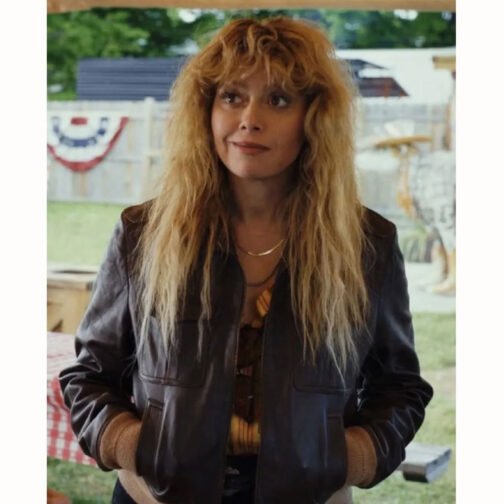Natasha Lyonne Poker Face Multi-Pocket Leather Jacket - Image 7