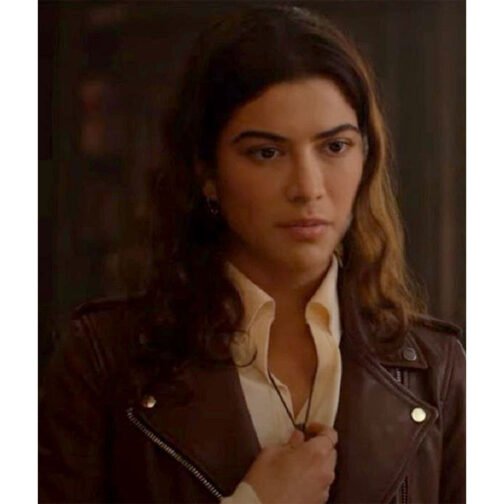 Lisette Olivera National Treasure Leather Jacket - Image 5