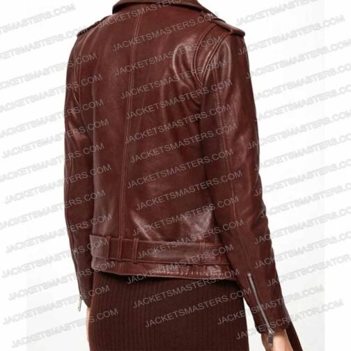 Lisette Olivera National Treasure Leather Jacket - Image 3