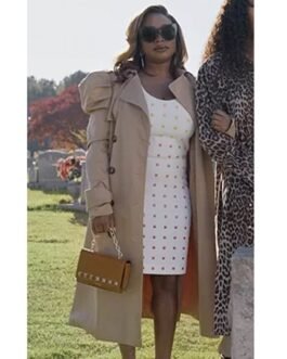 Queens Naturi Naughton Double Breasted Coat