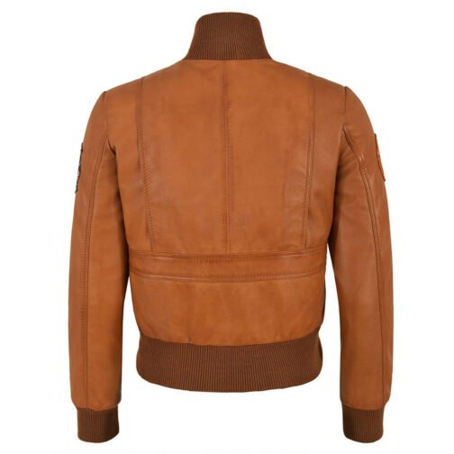 Navy Air Force Pilot Jet Fighter Leather Jacket - Image 3
