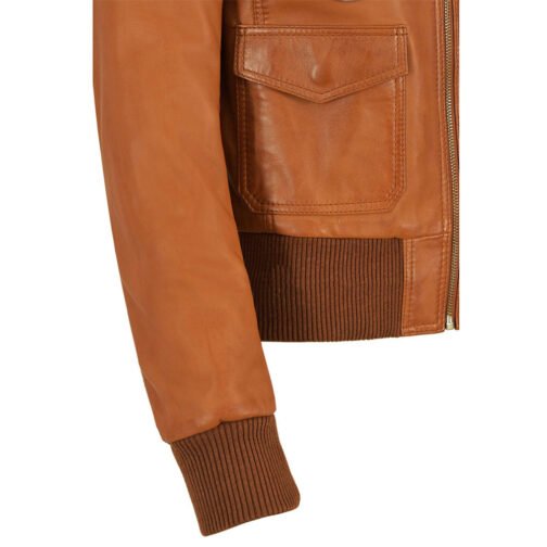 Navy Air Force Pilot Jet Fighter Leather Jacket - Image 7