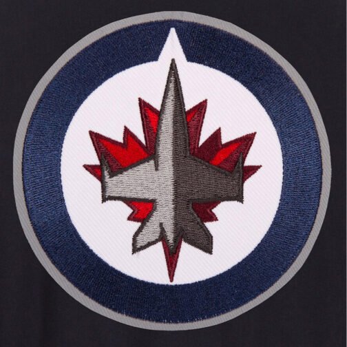 Accent Winnipeg Jets Varsity Navy/Charcoal Jacket - Image 3