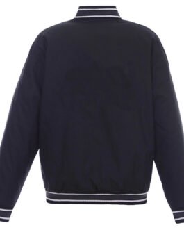 Detroit Pistons Navy Poly Twill Jacket