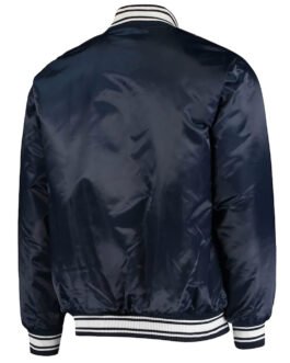 Houston Texans Locker Room Navy Blue Satin Jacket