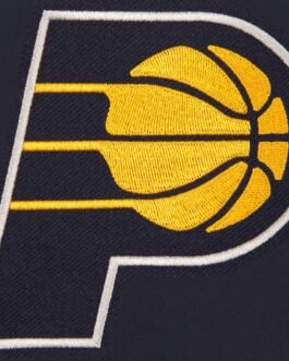Navy Indiana Pacers Poly-Twill Jacket