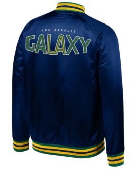 Since 96 Los Angeles Galaxy Satin Navy Blue Jacket