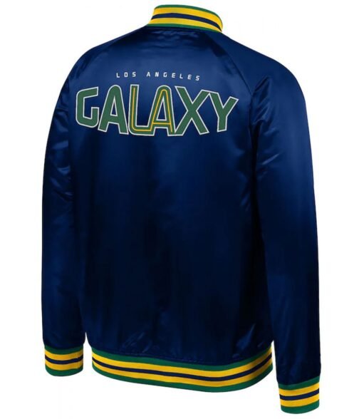 Since 96 Los Angeles Galaxy Satin Navy Blue Jacket - Image 2