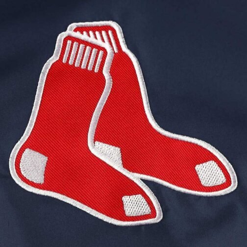Navy/Red Boston Red Sox Hoodie Jacket - Image 3