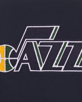 Navy Utah Jazz Poly-Twill Jacket