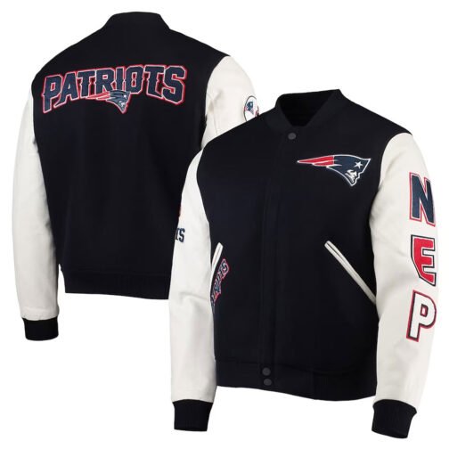 Varsity New England Patriots Logo Jacket - Image 5