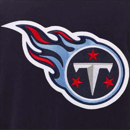 Navy/White Tennessee Titans Varsity Jacket - Image 3