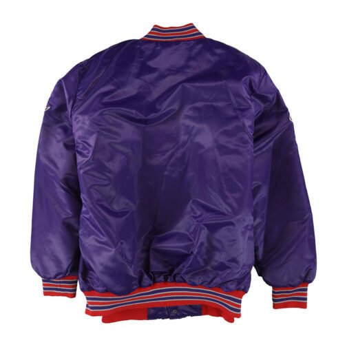 Purple NBA All Star 2000 Toronto Raptors Satin Jacket - Image 2