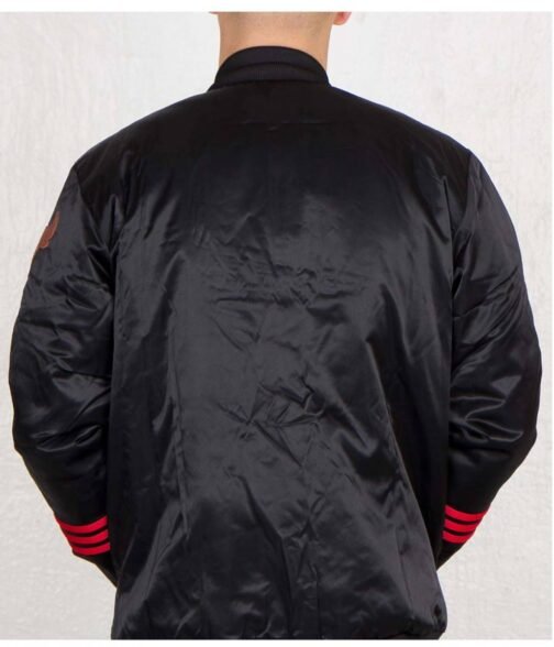 Chicago Bulls NBA Black Jacket - Image 2