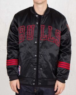 Chicago Bulls NBA Black Jacket