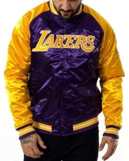 NBA Tough Season LA Lakers Purple/Yellow Jacket