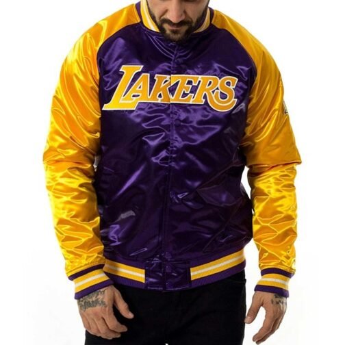 NBA Tough Season LA Lakers Purple/Yellow Jacket