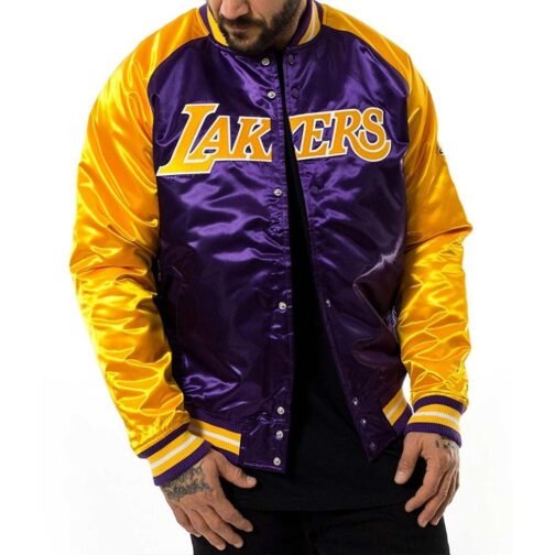 NBA Tough Season LA Lakers Purple/Yellow Jacket - Image 4