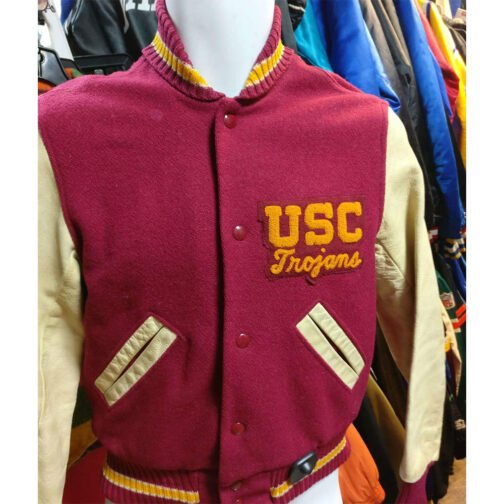 NCAA USC Trojans 80s Varsity Jacket - Image 2