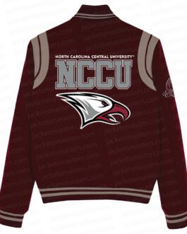 NCCU Maroon Varsity Wool Jacket